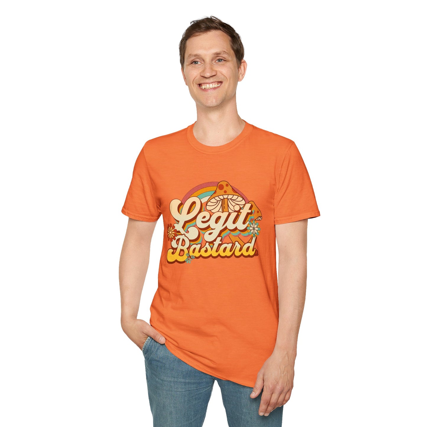 Legit Bastard – Retro Adoptee Tee