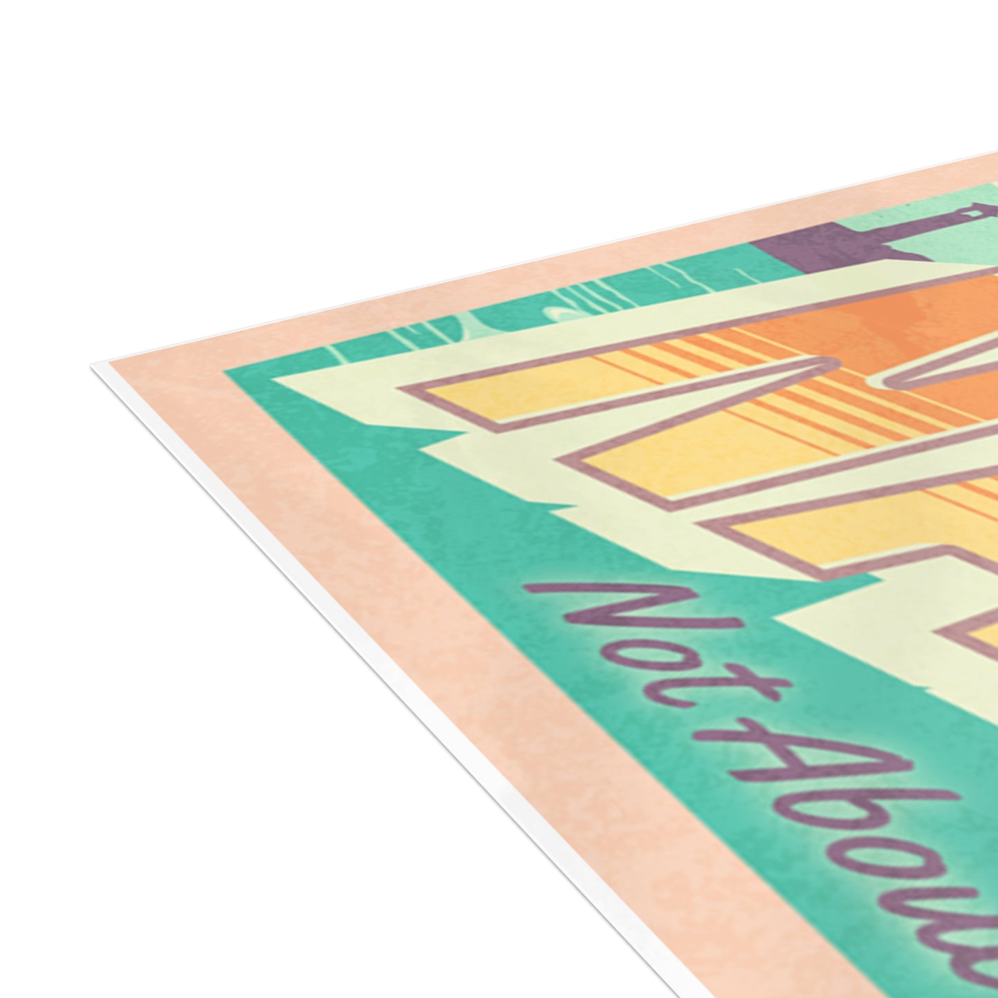 Greetings from NAAM Postcard – Not About Adoptees Month, Retro Travel-Inspired Design, Limited November Edition (10 Pack)
