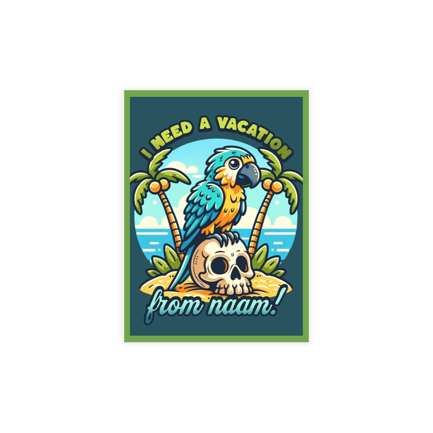 I Need a Vacation from NAAM! – Adoptee Awareness Postcard | Limited 2025 Edition (10-Pack)