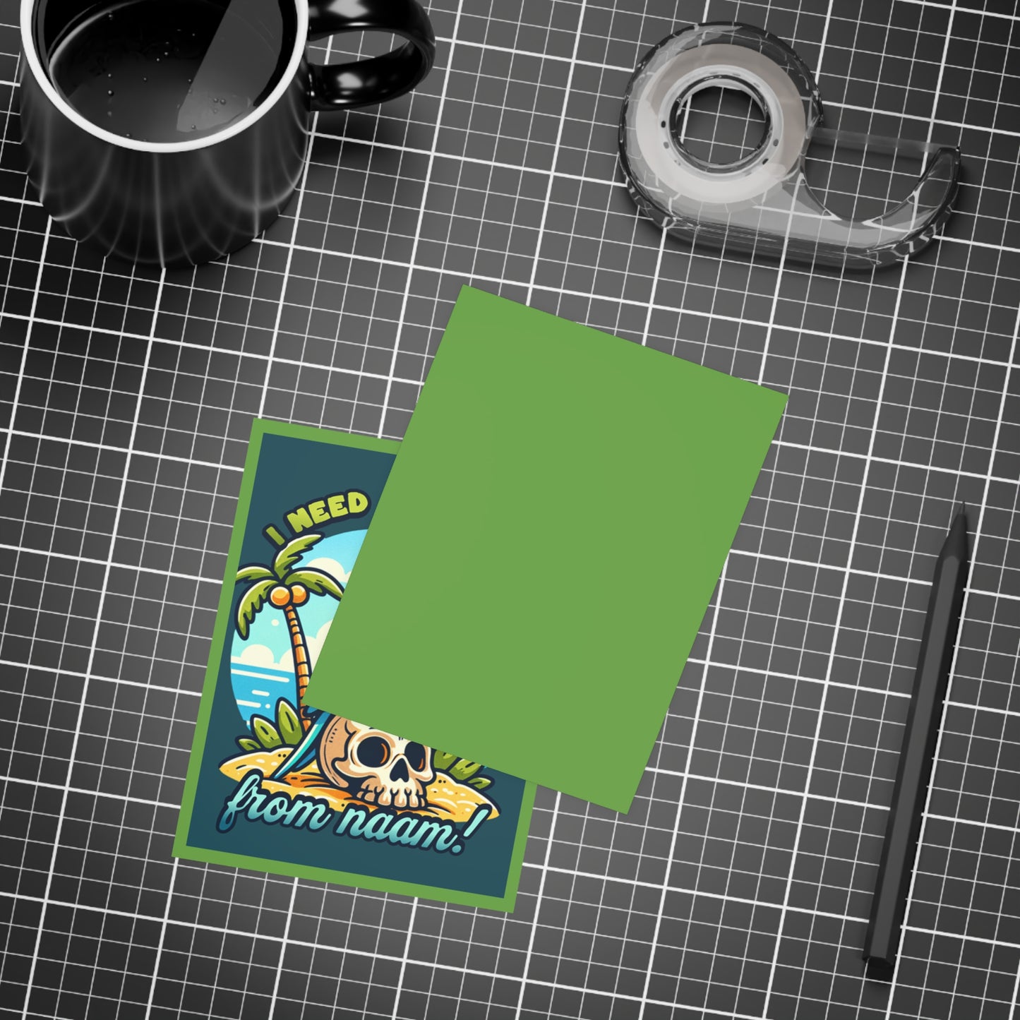 I Need a Vacation from NAAM! – Adoptee Awareness Postcard | Limited 2025 Edition (10-Pack)