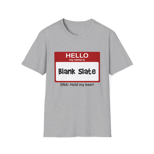 Blank Slate Unisex T-Shirt – Nature vs Nurture, Adoptee Identity, Scenic Route Collection