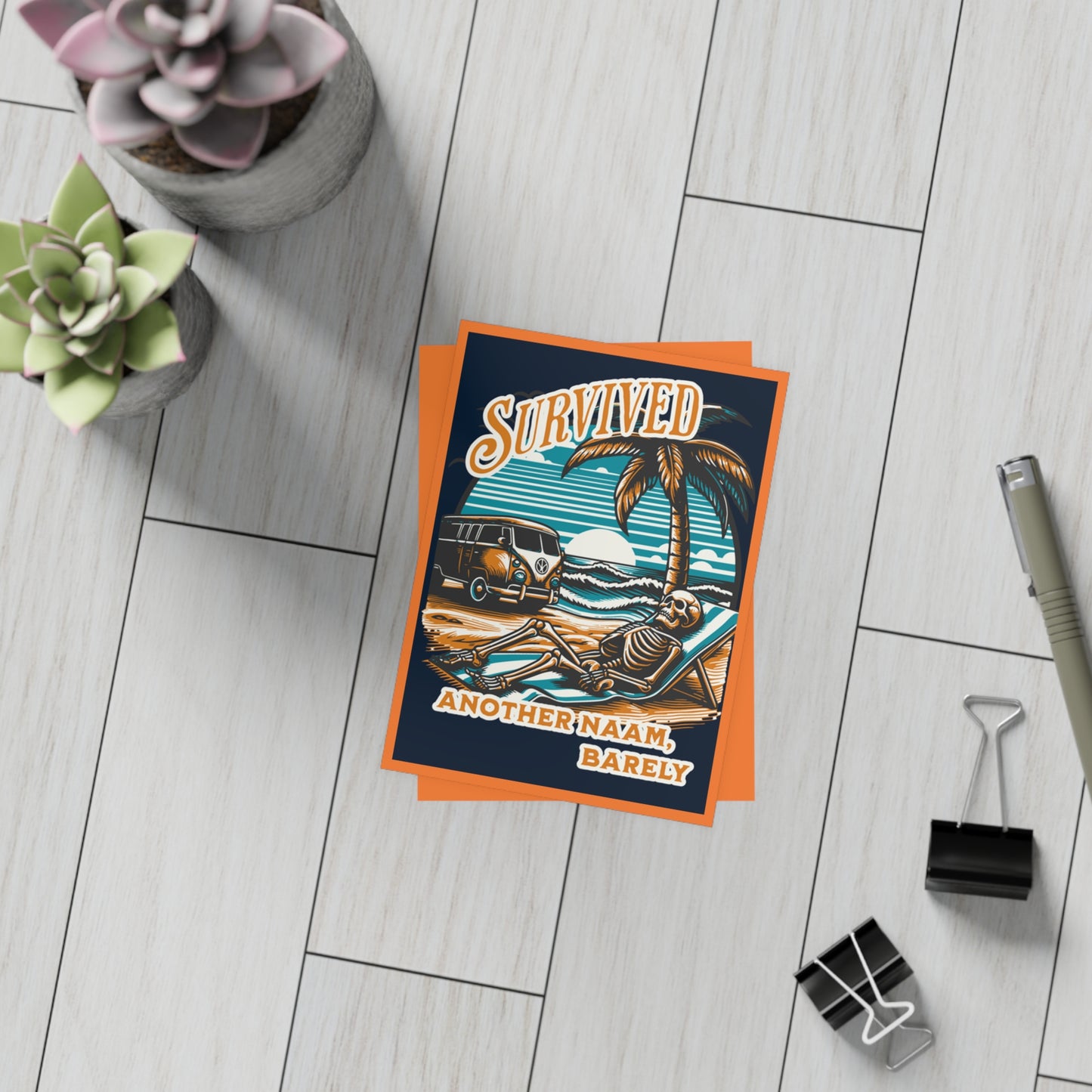 Survived Another NAAM, Barely – Adoptee Awareness Postcard (10-Pack)