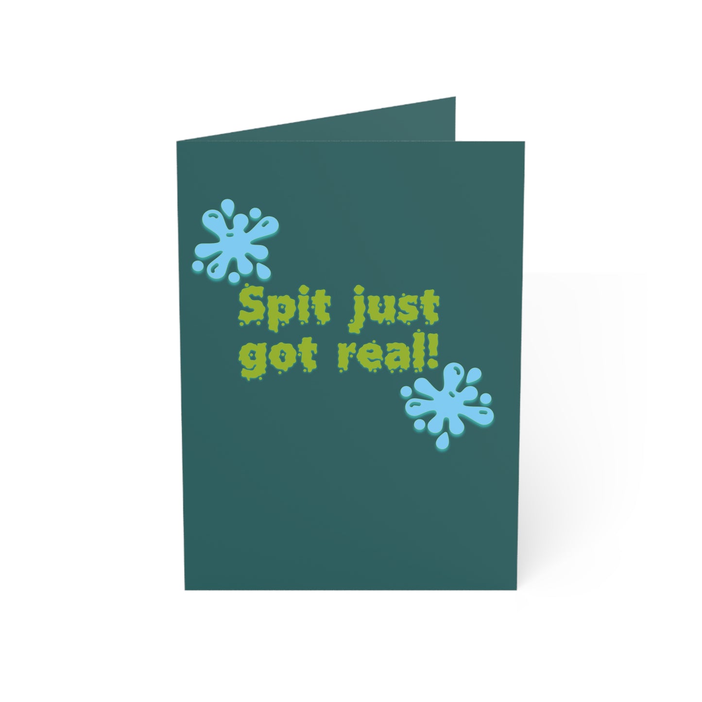 Spit Just Got Real | DNA Test Reveal Greeting Card | Blank Slate Bunch × Disenfranchised Souvenirs