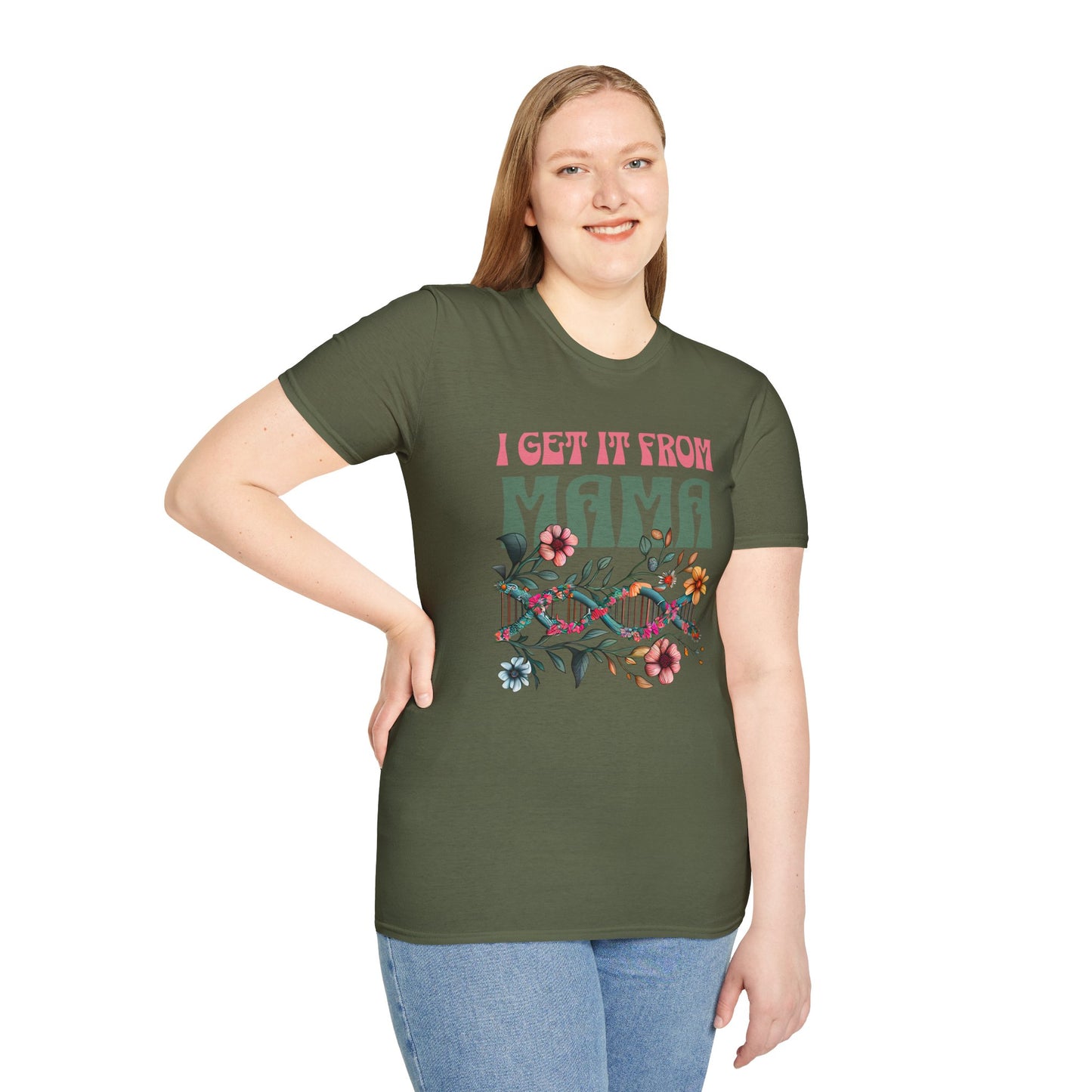 I Get It From Mama Unisex T-Shirt – DNA Inspired, Adoptee Reunion, Mother & Daughter Matching Shirt