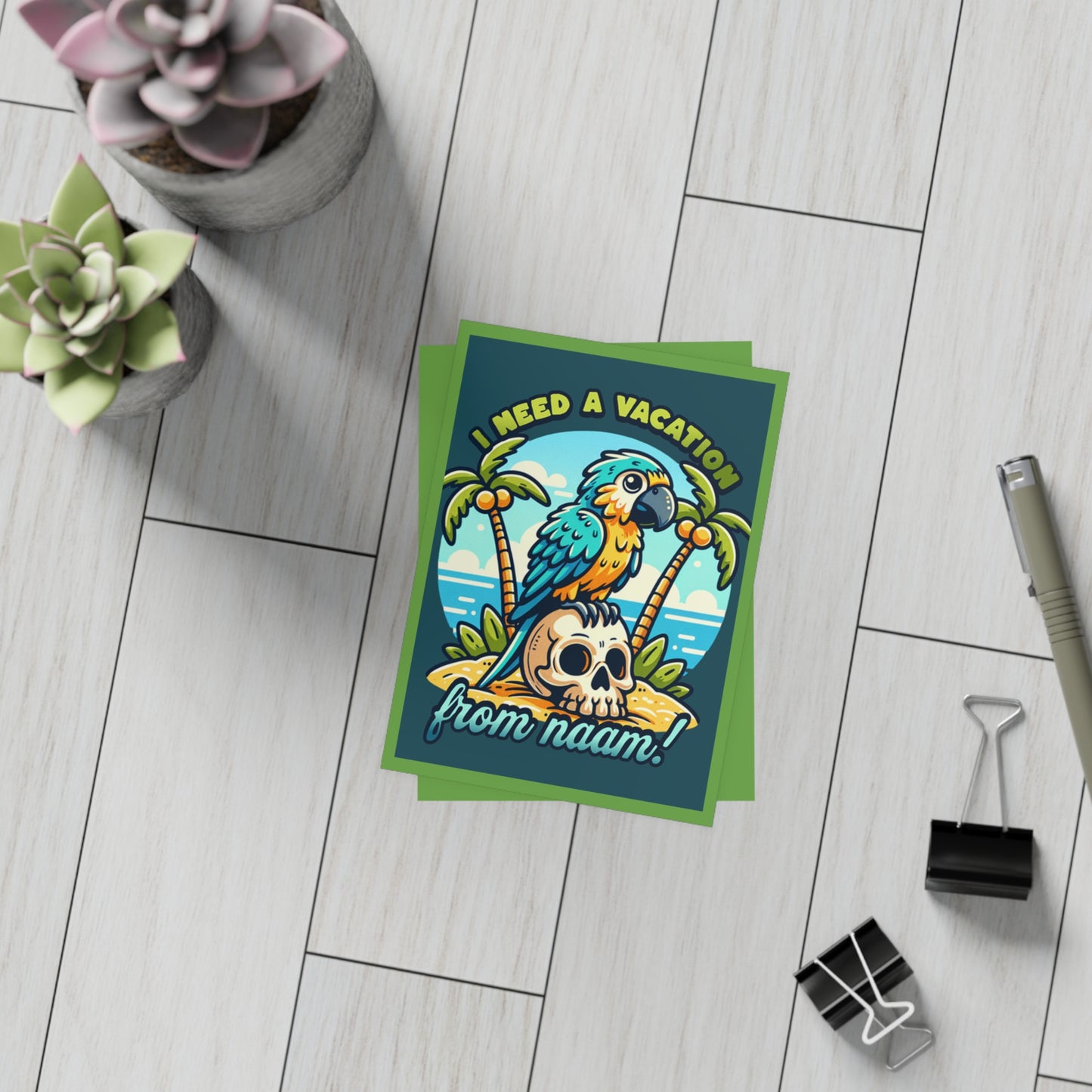 I Need a Vacation from NAAM! – Adoptee Awareness Postcard | Limited 2025 Edition (10-Pack)