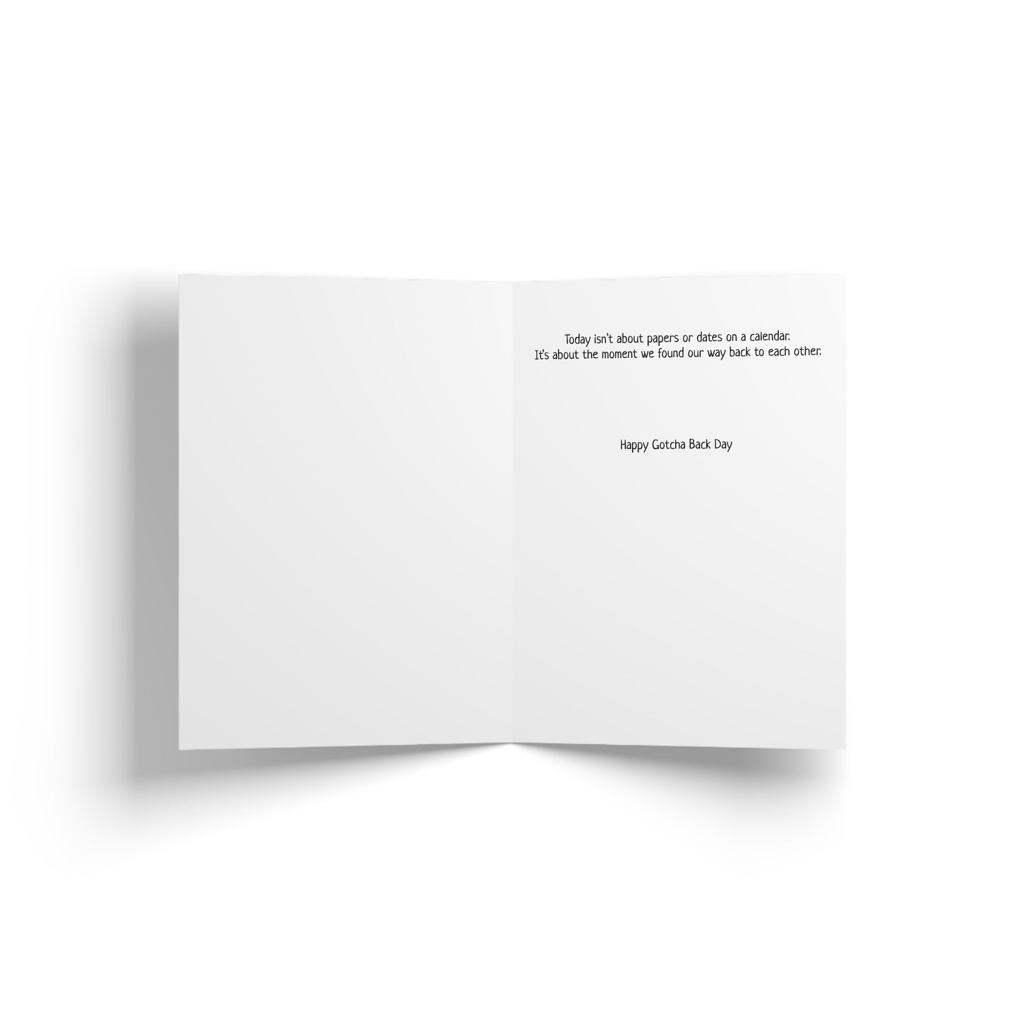 Gotcha Back Day Mother’s Card – Adoption Reunion Anniversary, Adoptee Perspective Greeting Card