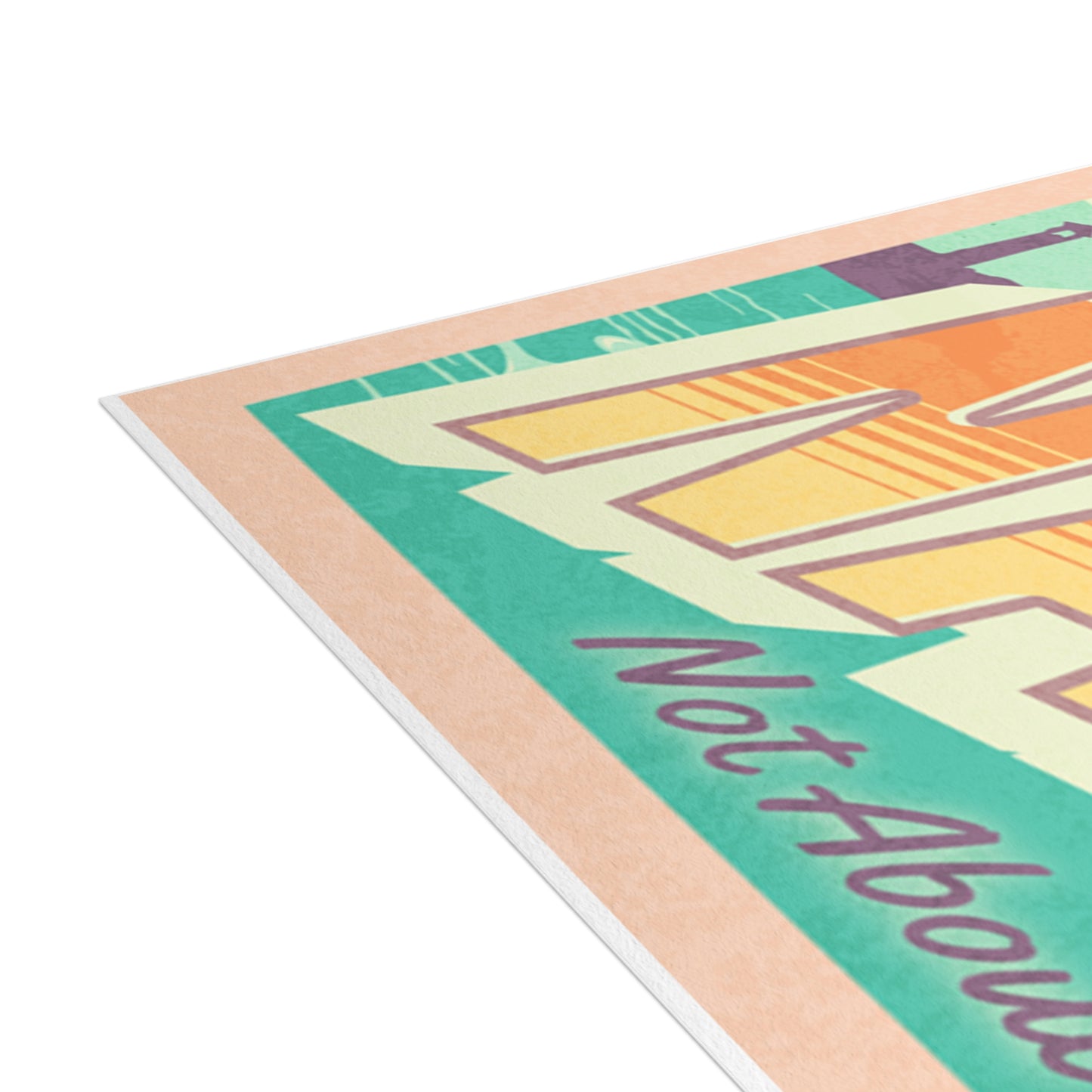 Greetings from NAAM Postcard – Not About Adoptees Month, Retro Travel-Inspired Design, Limited November Edition (10 Pack)