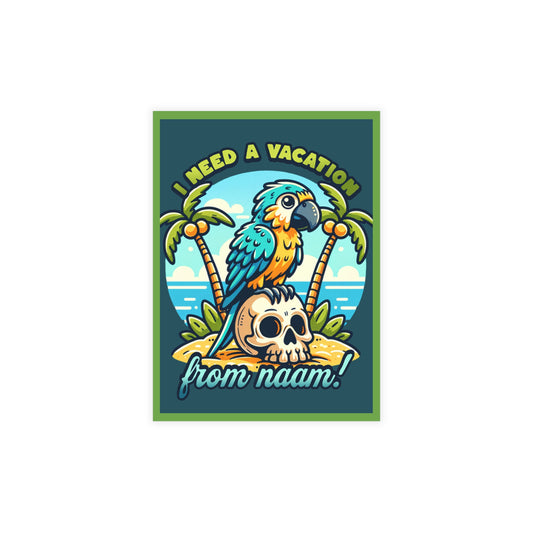 I Need a Vacation from NAAM! – Adoptee Awareness Postcard | Limited 2025 Edition (10-Pack)