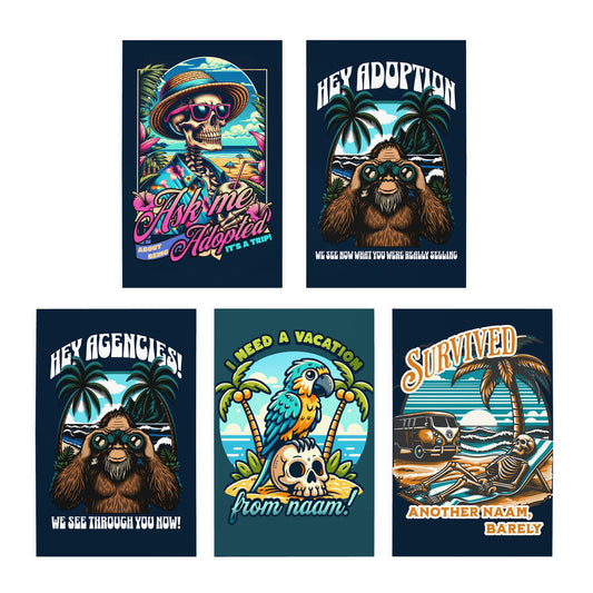 NAAM Vertical Card Set – Limited Edition Awareness Collection (Set of 5)