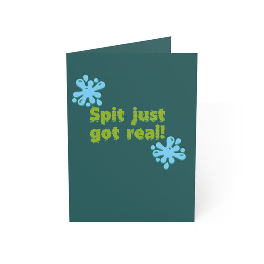 Spit Just Got Real | DNA Test Reveal Greeting Card | Blank Slate Bunch × Disenfranchised Souvenirs