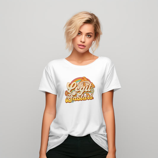 Legit Bastard – Retro Adoptee Tee